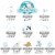 Big Dot of Happiness Arctic Polar Animals - Winter Birthday Decor Kit Cake Topper Set 11 Pc Perspective: left