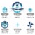 Big Dot of Happiness Yeti to Party Abominable Snowman Birthday Decor Cake Topper Set 11 Pc Perspective: left