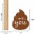 Big Dot of Happiness Oh Crap, You're Old - Poop Birthday Party Shaped Thank You Cards 12 Ct Perspective: left