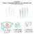 Big Dot of Happiness Medical School Grad - Cupcake Toppers Doctor Clear Treat Picks - 24 Ct Perspective: left