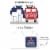 Big Dot of Happiness Thank You Firefighters Appreciation Giant Greeting Card Jumborific Card Perspective: left