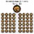 Big Dot of Happiness Jack-O'-Lantern Halloween - Kids Party Candy Favor Sticker Kit - 304 Pc Perspective: left