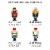 Big Dot of Happiness Christmas Nutcracker Holiday Party Decor Clothespin Garland Banner 44 Pc Perspective: left