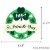 Big Dot of Happiness St. Patrick's Day - Saint Patty's Day Party Decor - Front Door Wreath Perspective: left