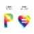 Big Dot of Happiness Love is Love - Pride - Lawn Decor Rainbow Yard Signs Pride Perspective: left