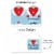 Big Dot of Happiness Heart Angel - Sympathy Giant Greeting Card - Big Shaped Jumborific Card Perspective: left