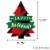 Big Dot of Happiness Holiday Plaid Trees Hanging Christmas Outdoor Front Door Decor 1 Pc Sign Perspective: left