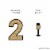 Big Dot of Happiness New Year's Eve Gold - New Year Party Decor - 2023 Outdoor Letter Banner Perspective: left