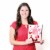 Big Dot of Happiness Valentine Gnomes -Valentine's Day Wall Art - 7.5 x 10 inches - Set of 3 Perspective: left