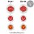 Big Dot of Happiness Chinese New Year - Hanging Decor Paper Fans 9 Ct Perspective: left