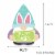 Big Dot of Happiness Easter Gnomes Spring Bunny Party Outdoor Front Door Decor 1 Pc Sign Perspective: left