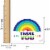 Big Dot of Happiness Love is Love - Gay Pride LGBTQ Shaped Thank You Cards & Envelopes 12 Ct Perspective: left