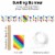 Big Dot of Happiness Love is Love - Pride Supplies Kit - Decor Galore Party Pack 51 Pc Perspective: left