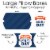 Big Dot of Happiness Happy Father's Day Favor Gift We Love Dad Party Large Pillow Boxes 12 Ct Perspective: left