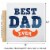 Big Dot of Happiness Happy Father's Day Love Dad Party Home Decor Throw Pillow Cover 16 x 16 Perspective: left