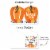 Big Dot of Happiness Fall Pumpkin Thank You Giant Greeting Shaped Jumborific Card 16.5 x 22 Perspective: left