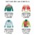 Big Dot of Happiness Colorful Christmas Sweaters Holiday Clothespin Garland Banner 44 Pc Perspective: left