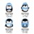 Big Dot of Happiness Winter Penguins Decorations Holiday & Christmas Party Essentials 20 Ct Perspective: left
