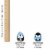 Big Dot of Happiness Winter Penguins DIY Shaped Holiday & Christmas Party Cut-Outs - 24 Count Perspective: left