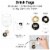Big Dot of Happiness Hello New Year 2023 Party Charger & Table Decor Chargerific Kit for 8 Perspective: left