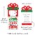 Big Dot of Happiness Co-Worker Appreciation Christmas Thank You Nifty Gifty Card Holders 8 Ct Perspective: left