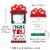 Big Dot of Happiness Holiday Thank You - Christmas Appreciation Nifty Gifty Card Holders 8 Ct Perspective: left