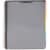 Okuna Outpost Black Spiral Notebook with Folder Pockets, 1/6 Cut Divider Tabs (10 x 11.75 in) Perspective: left