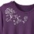Silverts Eggplant Reusable Poly-Spandex Blend Adaptive Shirt Large Perspective: left
