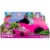 Barbie Convertible 2-Seater Vehicle, Pink Car with Rolling Wheels & Realistic Details Perspective: left