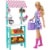 Barbie Farmers Market Playset, Barbie Doll (Blonde), Stand, Register & Accessories Perspective: left