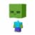 Mattel Minecraft Mini Zombie Figurine Perspective: left