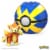 Mega Construx™ Pokemon™ Chimchar Poke Ball Building Set Perspective: left