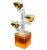 Mattel Minecraft Bees Action Figure, 3.25-in, with 1 Build-a-Portal Piece & 1 Accessory Perspective: left