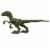 Mattel Jurassic World Velociraptor Toy Perspective: left
