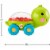 Fisher-Price Poppity Pop Turtle, infant push-along vehicle that encourages crawling Perspective: left