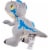 Mattel® Jurassic World Small Sound Velociraptor Plush - Blue Perspective: left