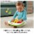Fisher-Price Deluxe Sit Me Up Baby Activity Play Seat with Piano Learning Toy Perspective: left