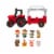 Fisher-Price® Little People Caring For Animals Tractor Gift Set Perspective: left