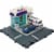 Matchbox Action Drivers Fedex Package Center Playset Perspective: left