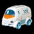 Mattel® Hot Wheels® Disney 100 Olaf Toy Car Perspective: left