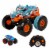 Mattel® Hot Wheels Monster Trucks™ Transforming Rhinomite RC Vehicle Perspective: left