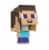 Minecraft Flippin Figs™ Steve in Iron Armor Action Figure Perspective: left