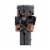 Mattel Minecraft Craft-A-Block Steve In Netherite Armor Figure Perspective: left