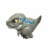 Mattel® Jurassic World Bite Club™ Velociraptor Blue Perspective: left