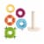 Fisher-Price® Sensory Rock-A-Stack Toy Perspective: left