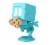 Mattel Minecraft Mini Mode Spawn Egg Figure Perspective: left