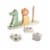 Fisher-Price® Wooden Stack Sort Animals Playset Perspective: left