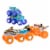 Mattel Hot Wheels Monster Trucks Big Rig And Truck Multipack Perspective: left