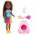 Mattel​Barbie® Family & Friends™ Playtime Kitty Backpack Brunette Chelsea Doll Perspective: left