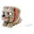 Mattel Minecraft Food Mode™ Dennis the Wolf Plush Perspective: left